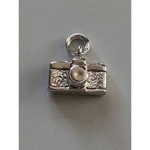 Vintage 35mm Camera & Film Charm for Bracelet New Old Stock Small